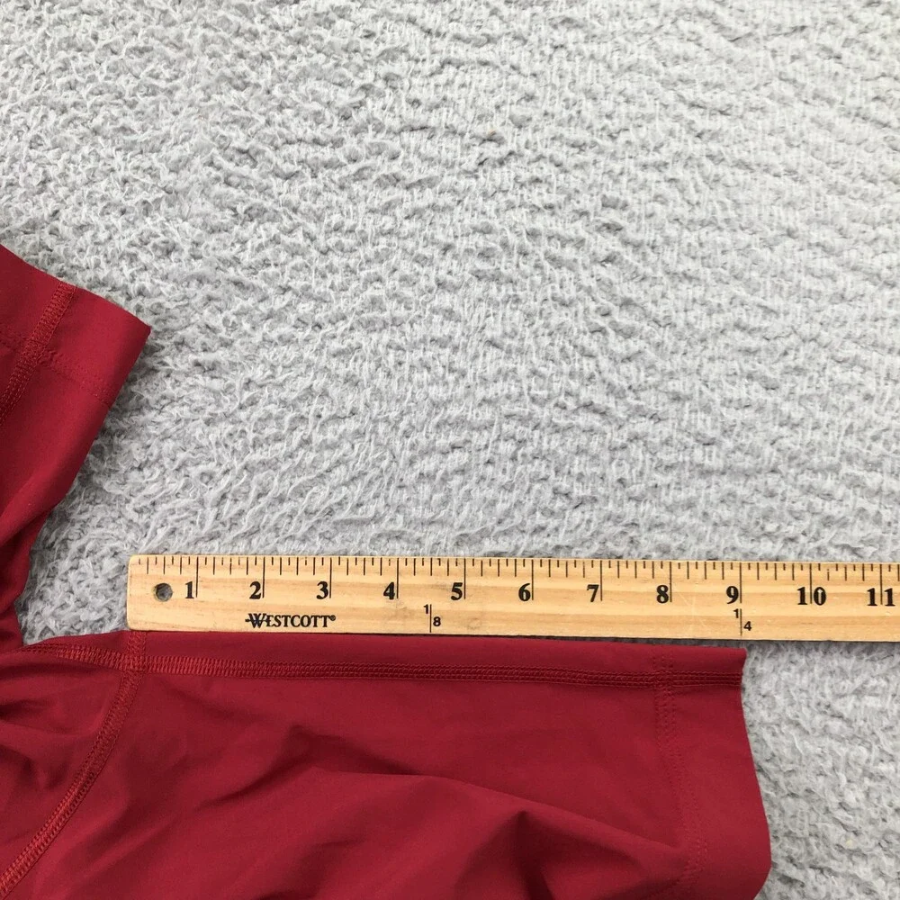 Lululemon Shorts Mens Large Red Microfiber 10 Inch Athletic Running Gym Pockets